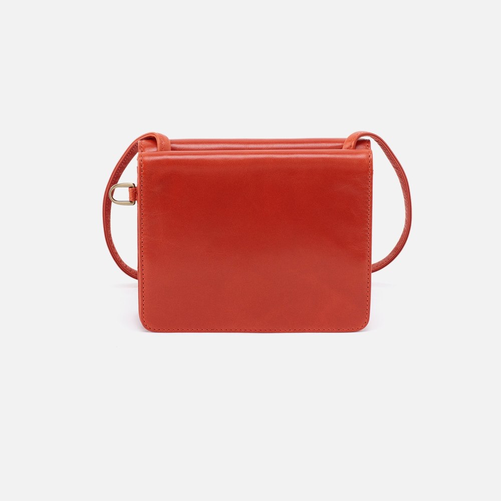 Hobo | Jill Wallet Crossbody in Polished Leather - Marigold