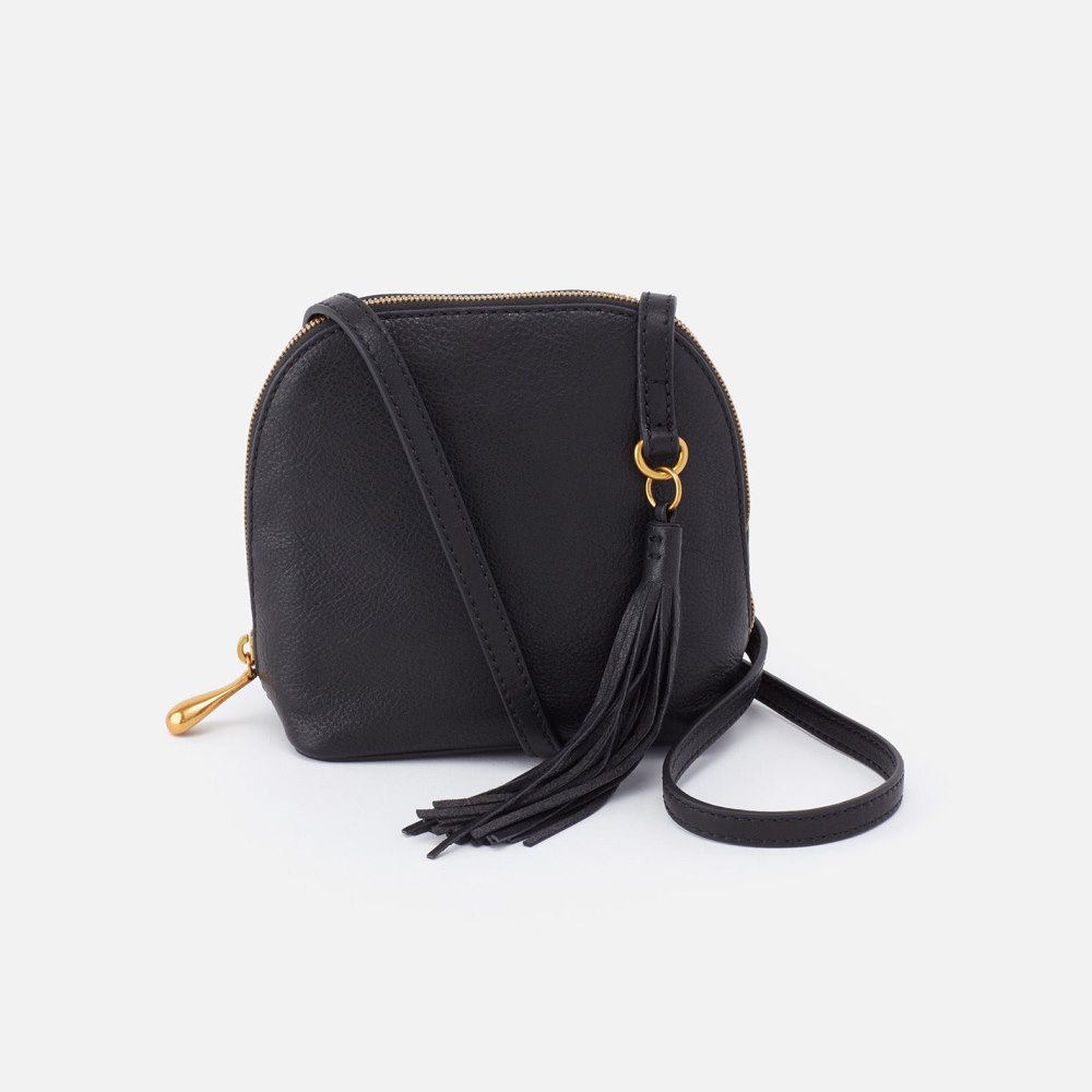 Hobo | Nash Crossbody in Pebbled Leather - Black