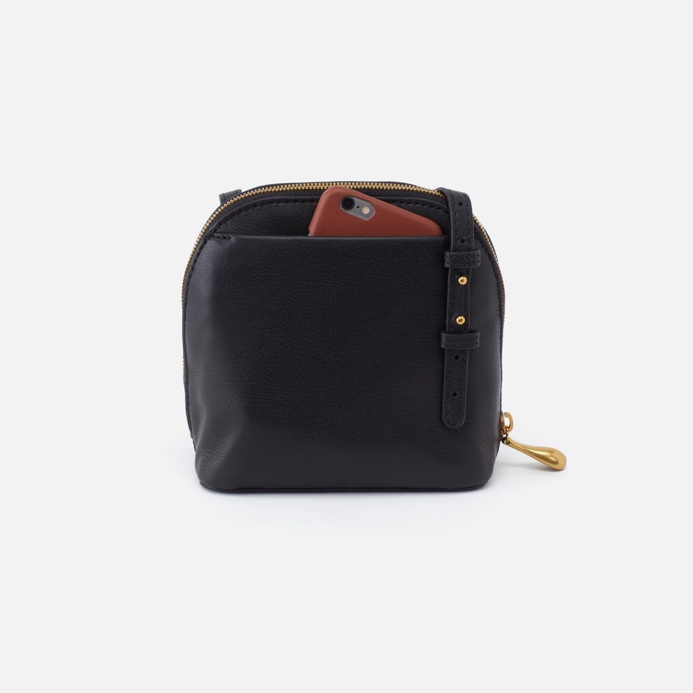 Hobo | Nash Crossbody in Pebbled Leather - Black