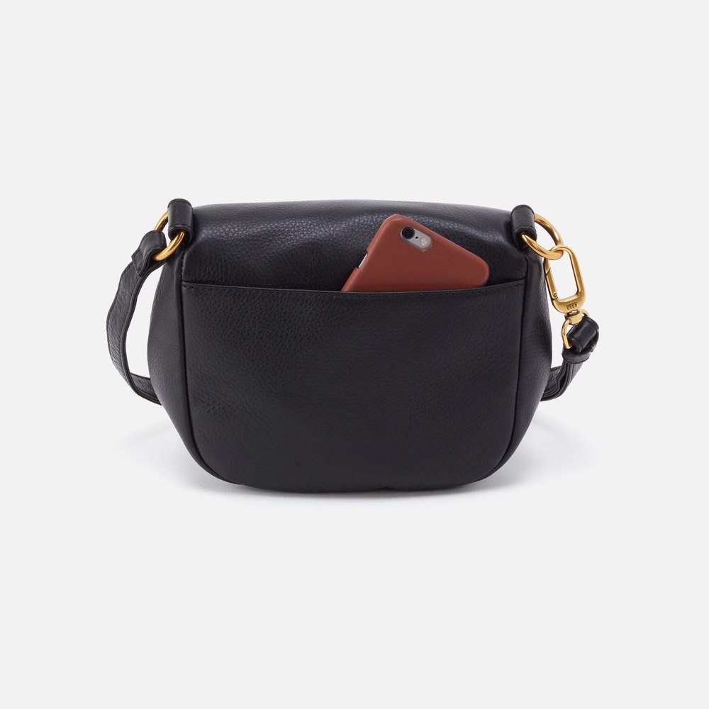 Hobo | Fern Convertible Sling in Pebbled Leather - Black