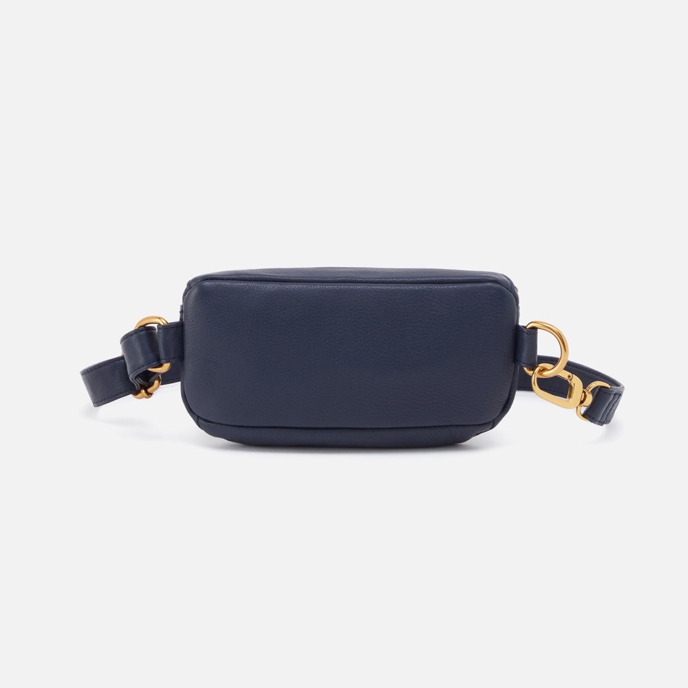 Hobo | Fern Belt Bag in Pebbled Leather - Sapphire