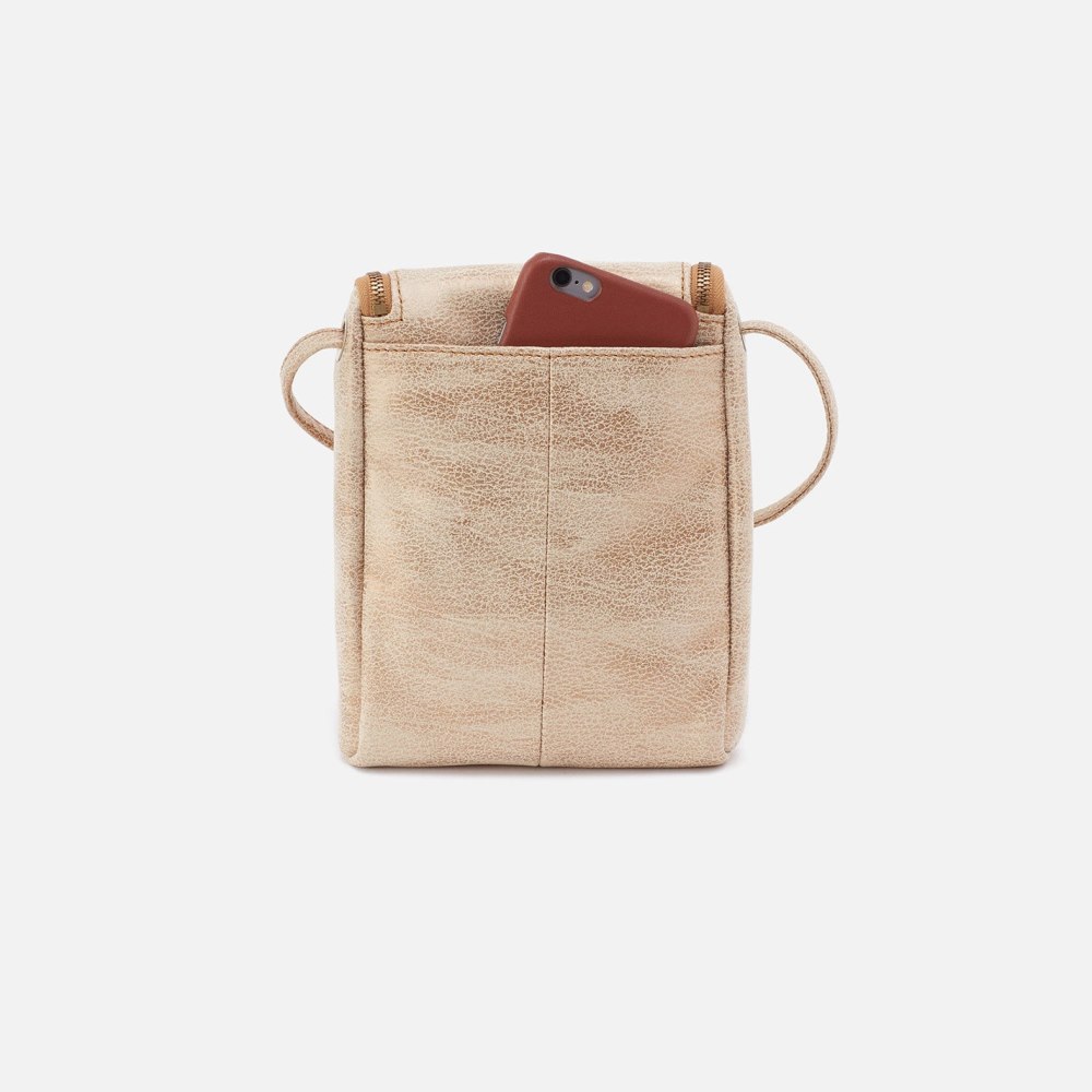 Hobo | Fern Crossbody in Metallic Leather - Gold Leaf