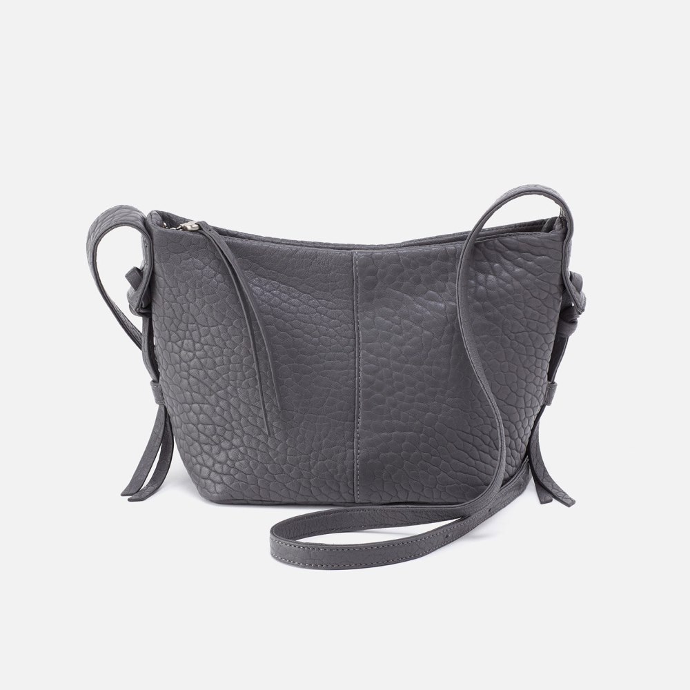 Hobo | Bonita Crossbody in Bubble Pebbled Leather - Grey