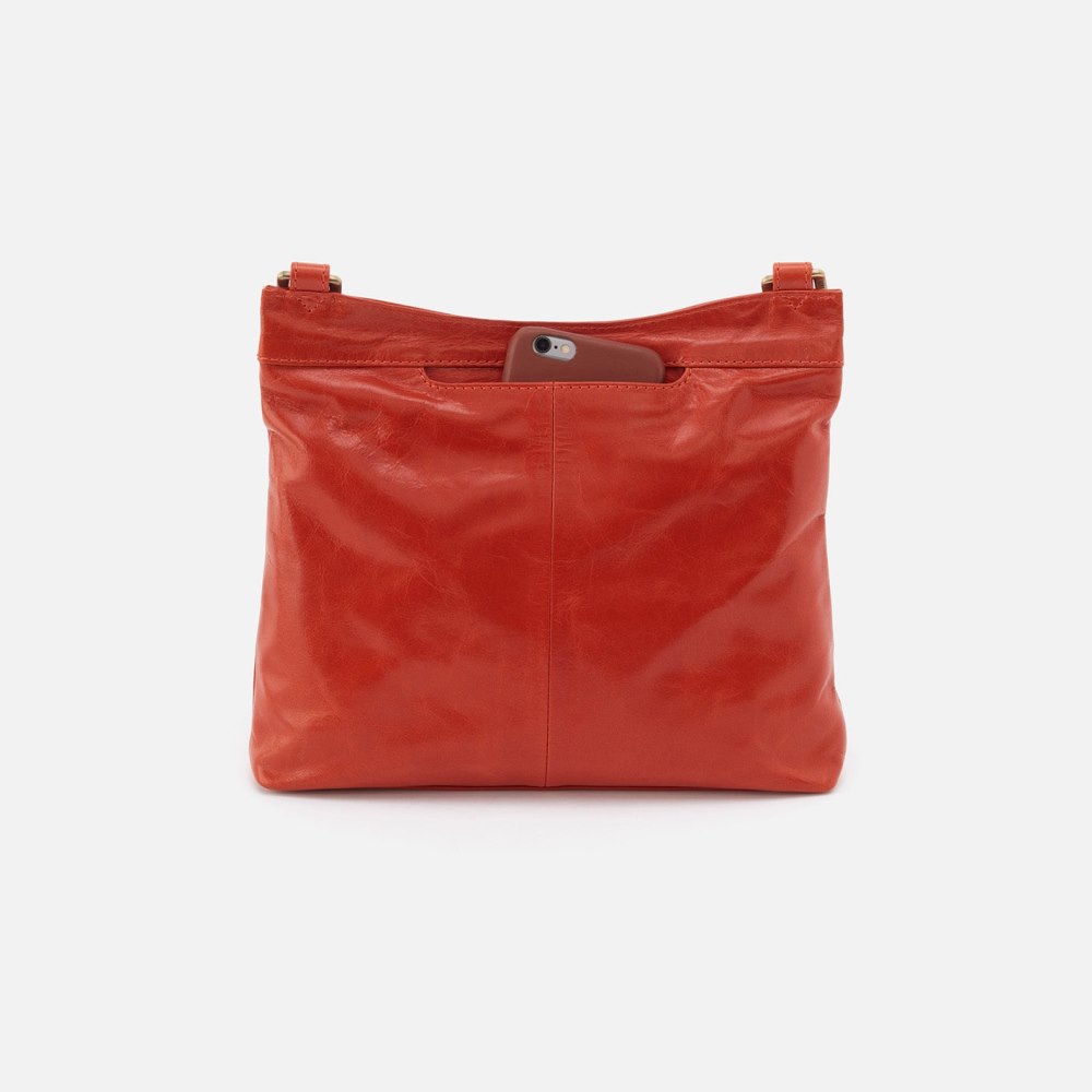 Hobo | Cambel Crossbody in Polished Leather - Marigold