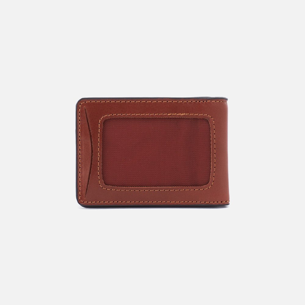 Hobo | Navigator Money Clip Wallet in Aston Leather - Cognac