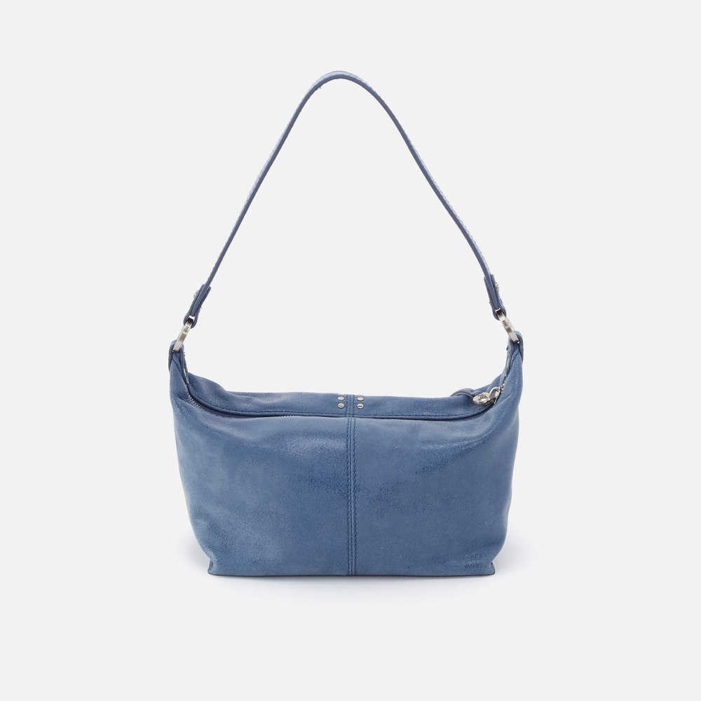 Hobo | Laguna Crossbody in Buffed Leather - Azure