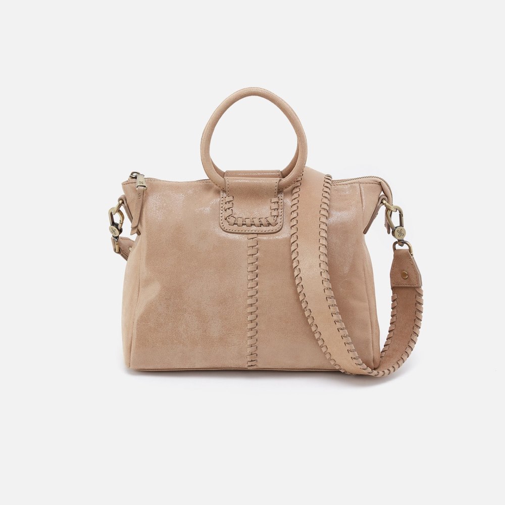 Hobo | Sheila Medium Satchel in Buffed Leather - Irish Creme