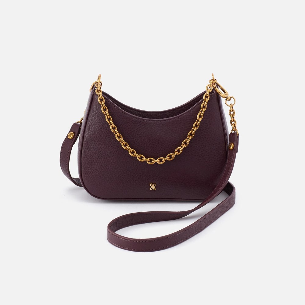 Hobo | Rosa Crossbody in Pebbled Leather - Ruby Wine