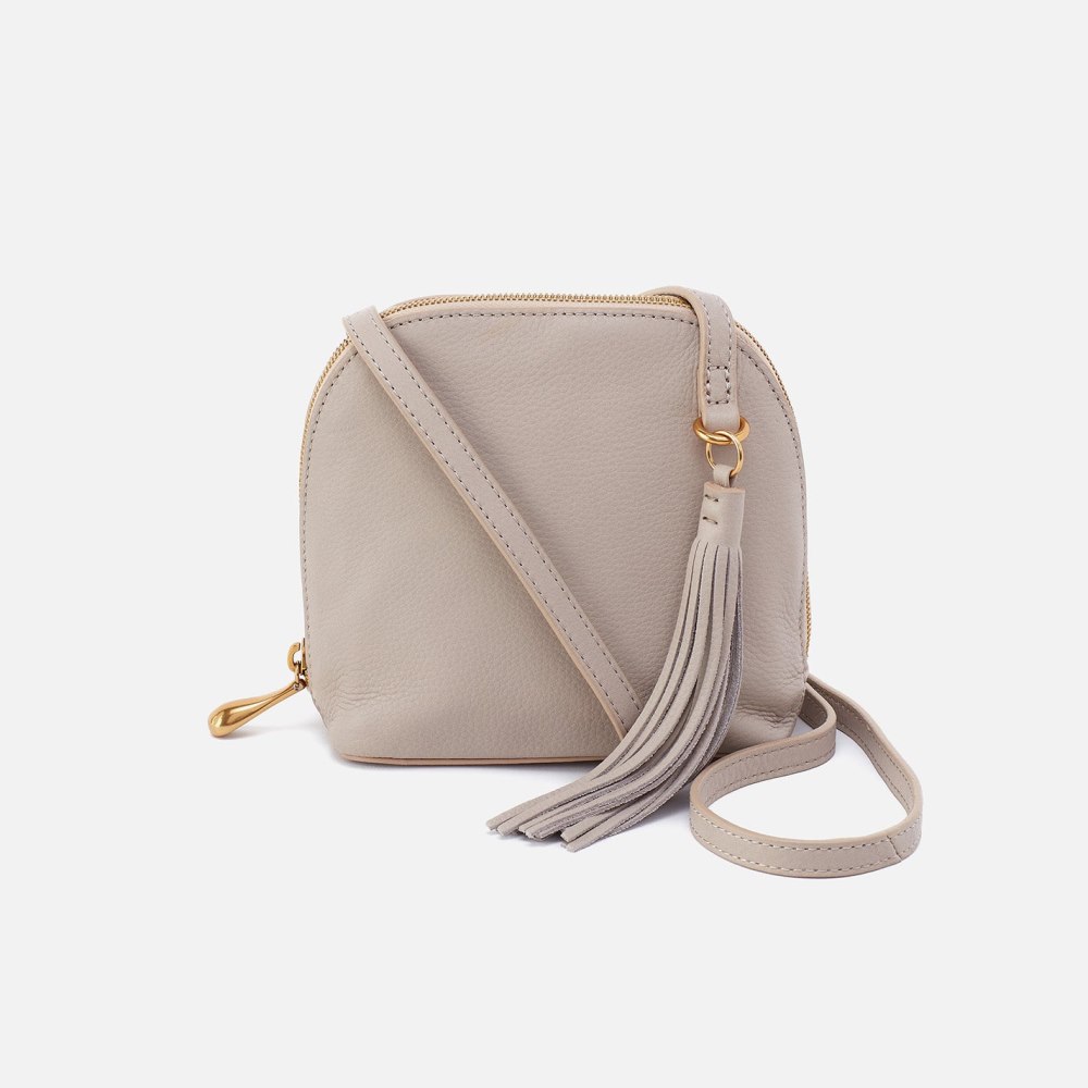 Hobo | Nash Crossbody in Pebbled Leather - Taupe