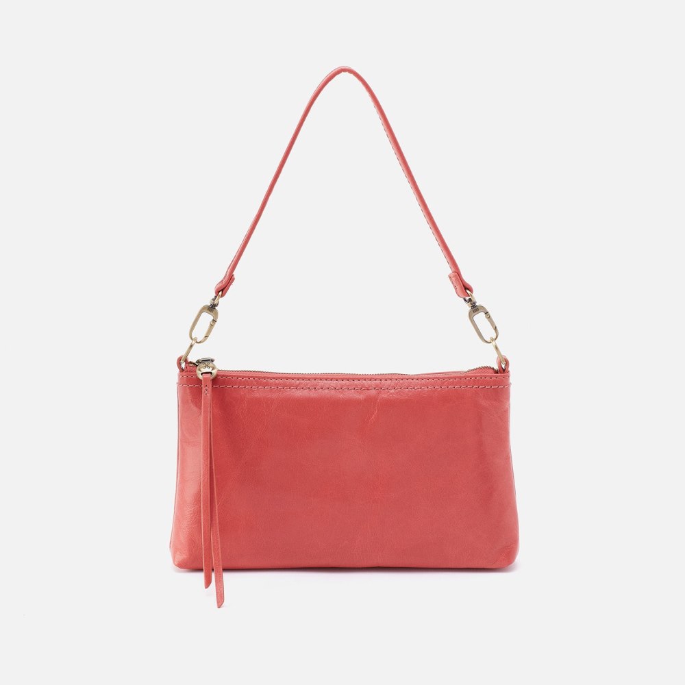 Hobo | Darcy Crossbody in Polished Leather - Cherry Blossom