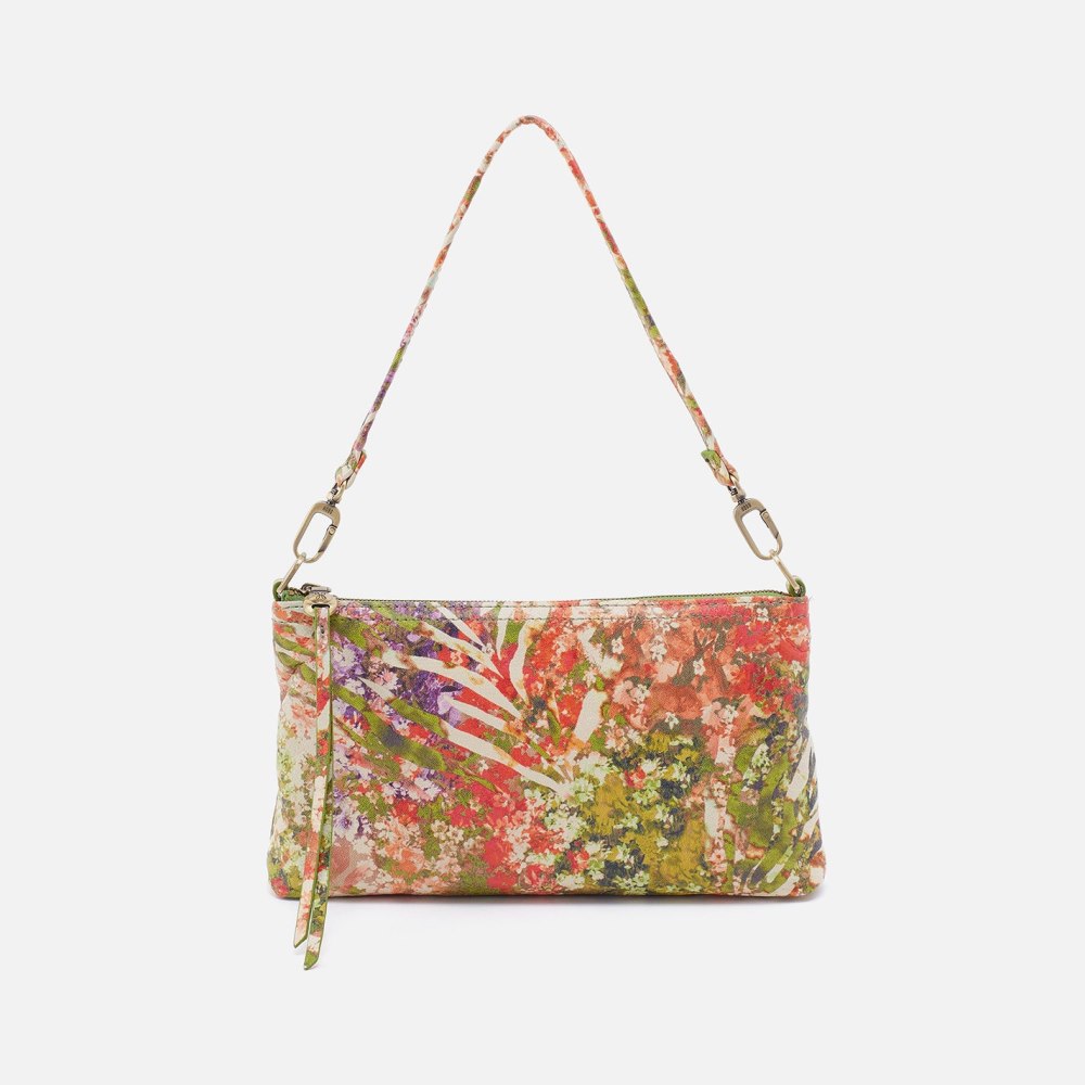 Hobo | Darcy Crossbody in Printed Leather - Tropic Print