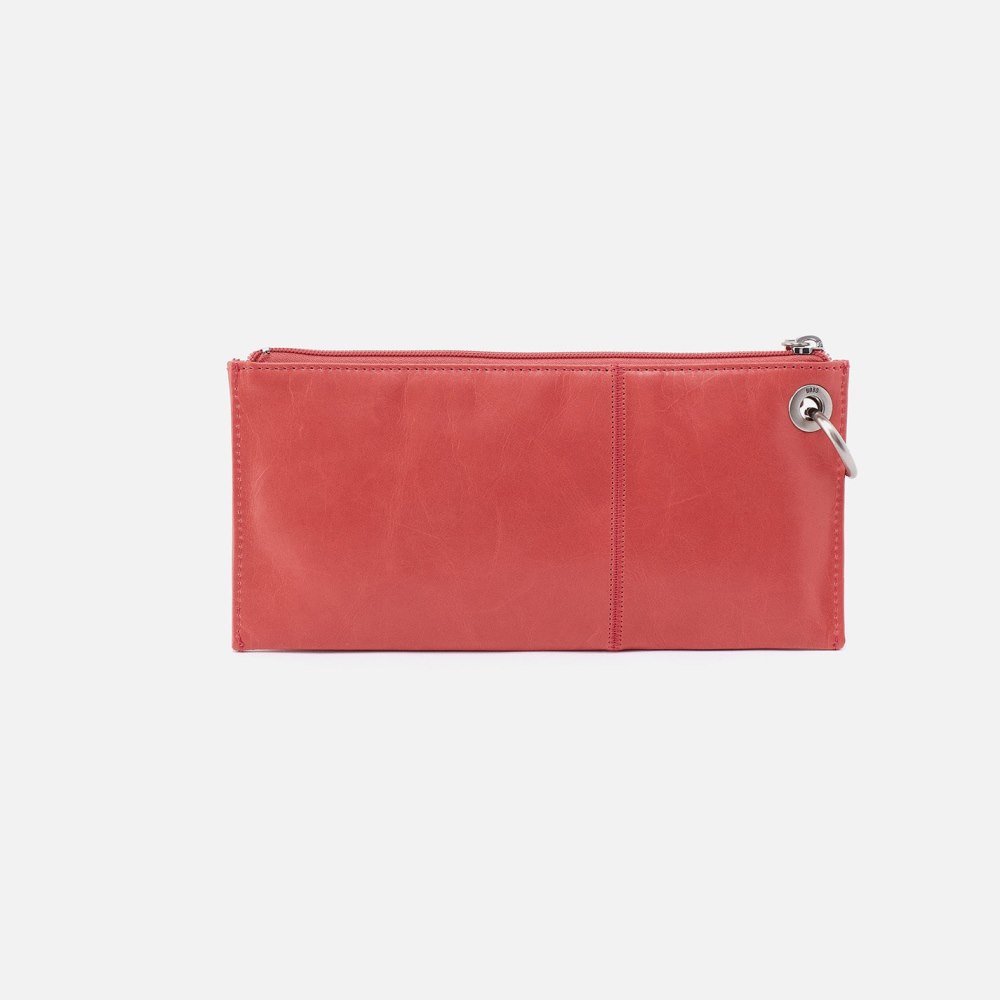 Hobo | Vida Wristlet in Polished Leather - Cherry Blossom