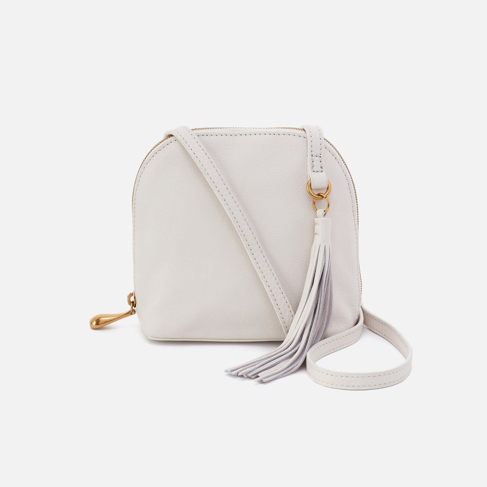 Hobo | Nash Crossbody in Pebbled Leather - White