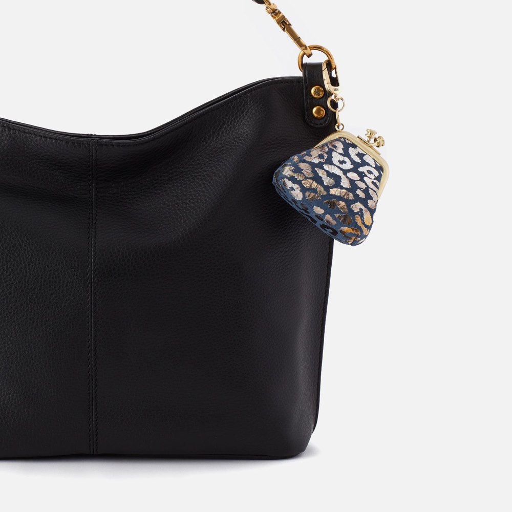 Hobo | Run Frame Pouch in Printed Leather - Mirror Cheetah