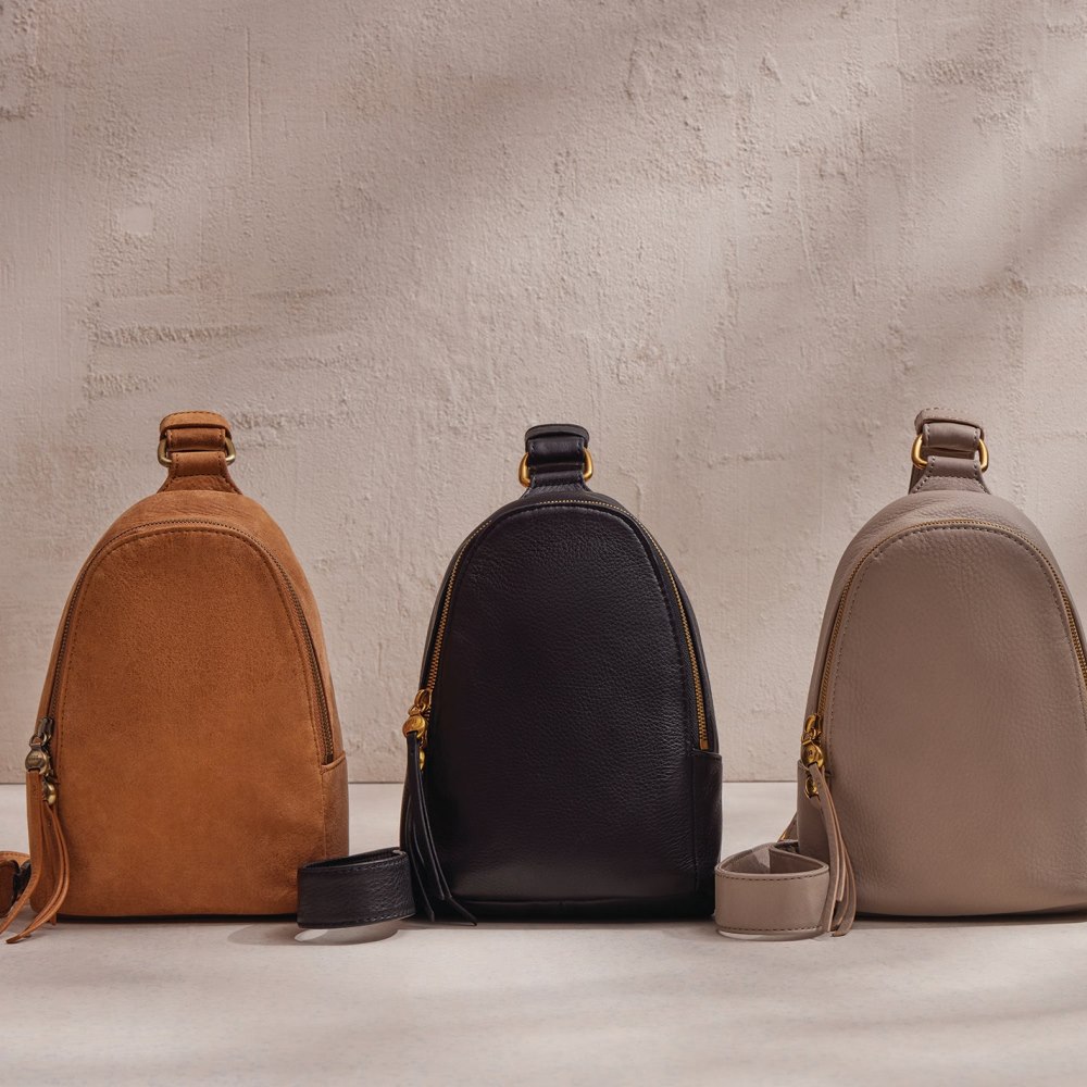 Hobo | Fern Sling in Buffed Leather - Whiskey