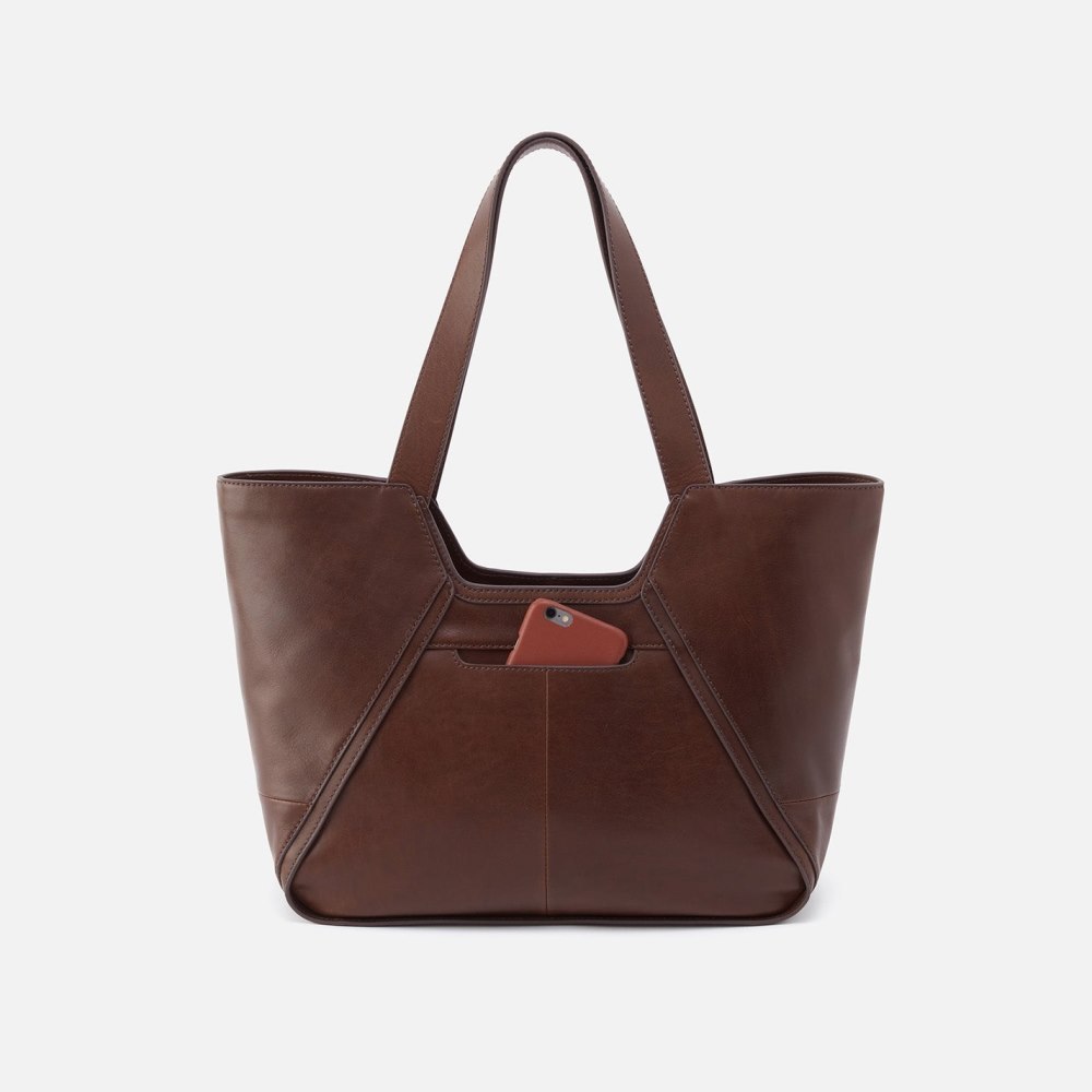 Hobo | Bellamy Medium Tote in Artisan Leather - Brown