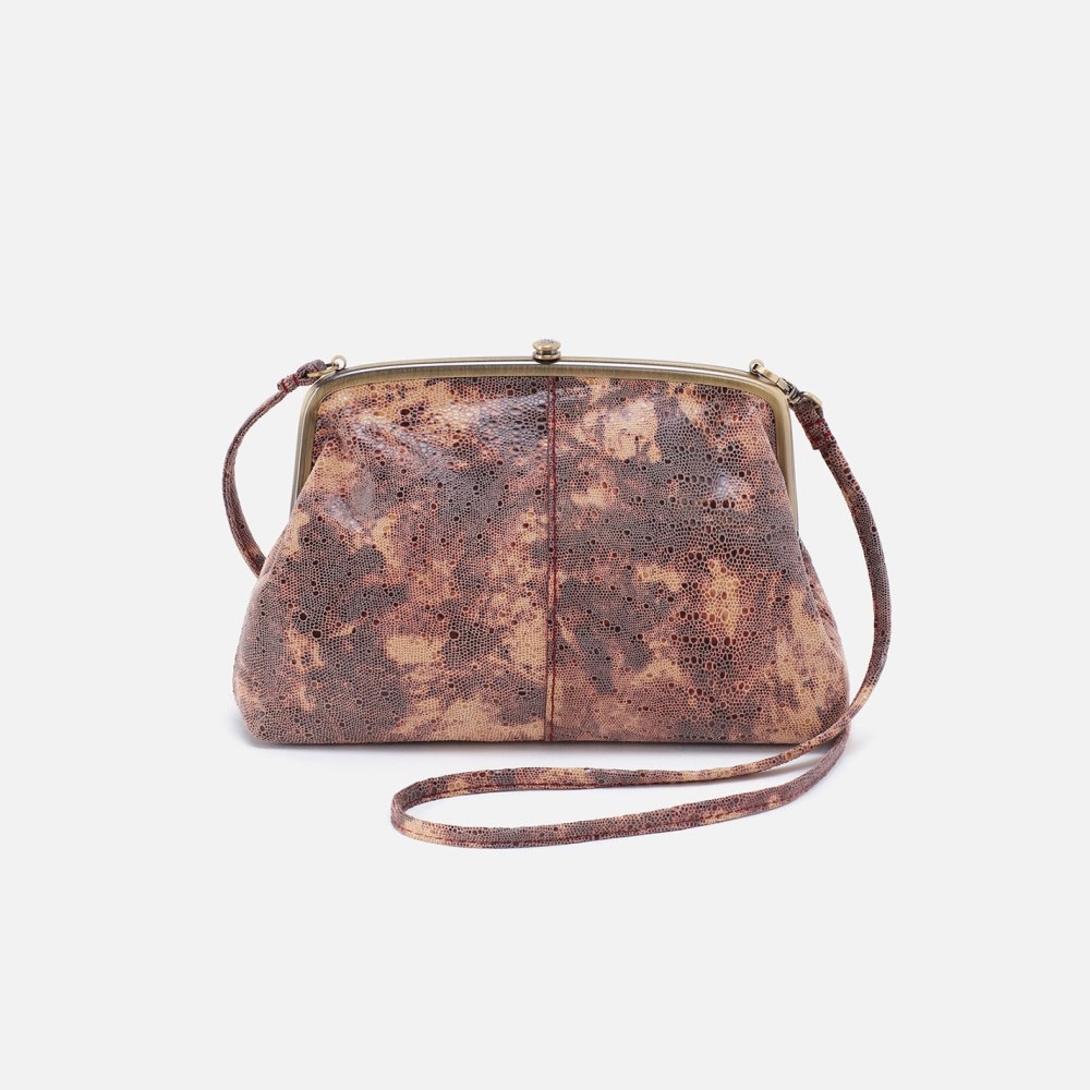 Hobo | Lana Crossbody in Printed Leather - Autumn Sky