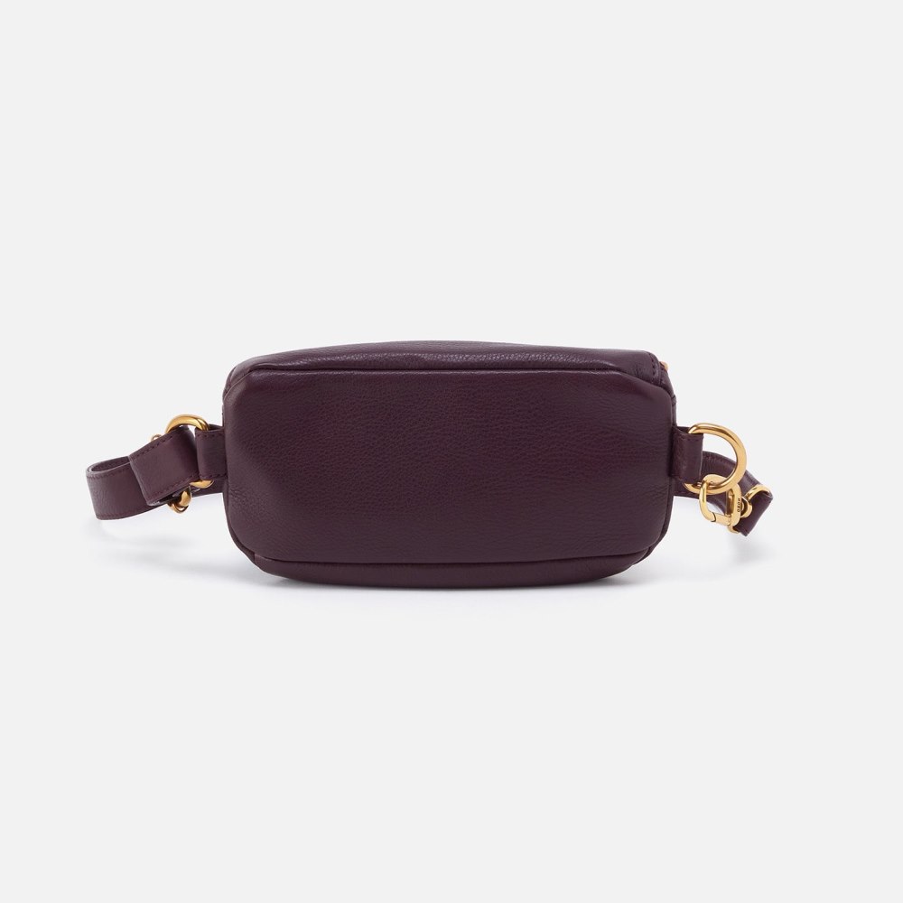 Hobo | Fern Belt Bag in Pebbled Leather - Ruby Wine