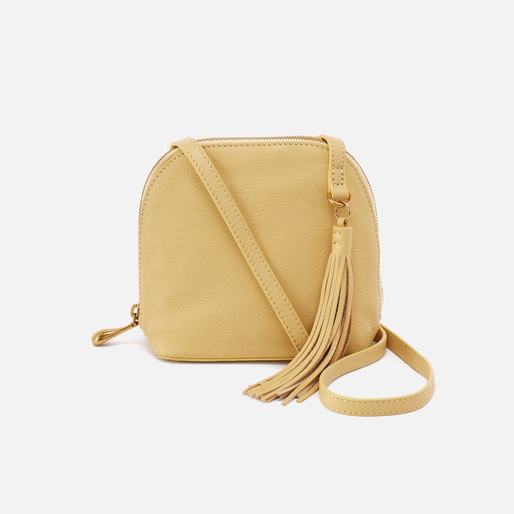 Hobo | Nash Crossbody in Pebbled Leather - Flax