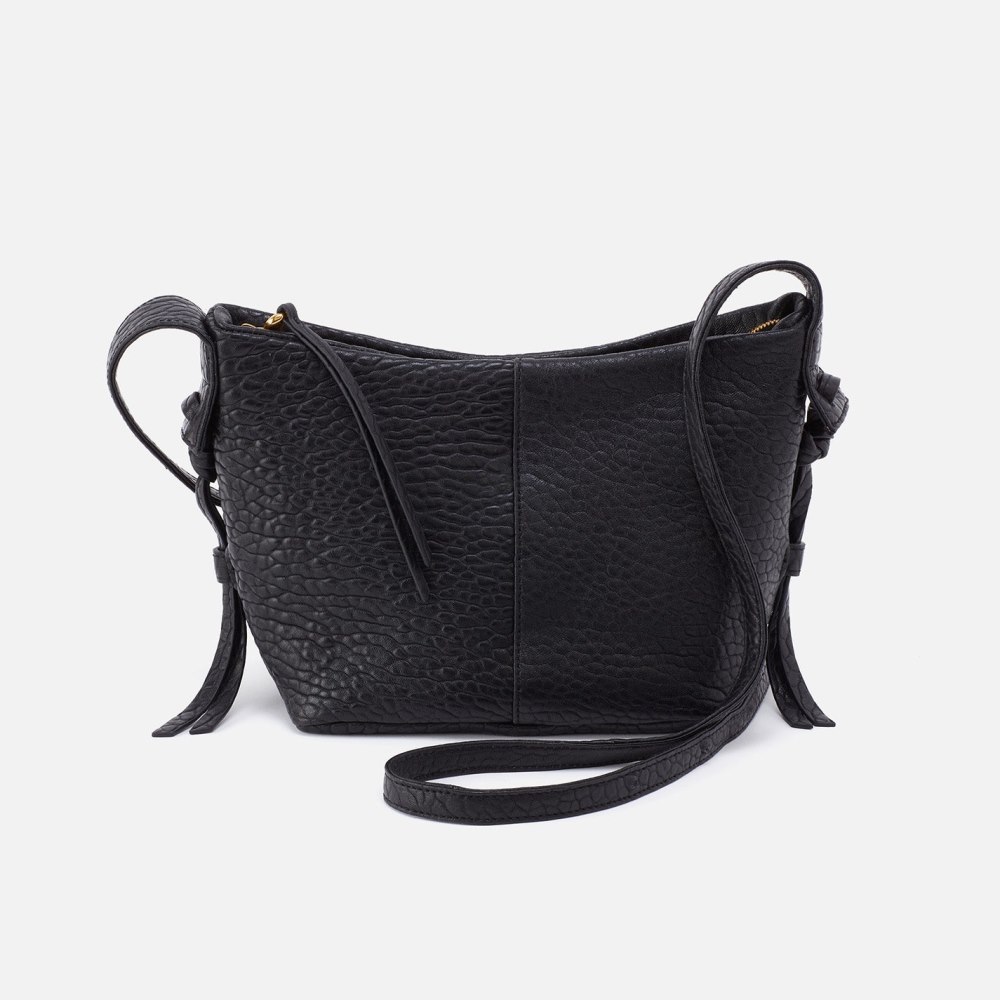 Hobo | Bonita Crossbody in Bubble Pebbled Leather - Black