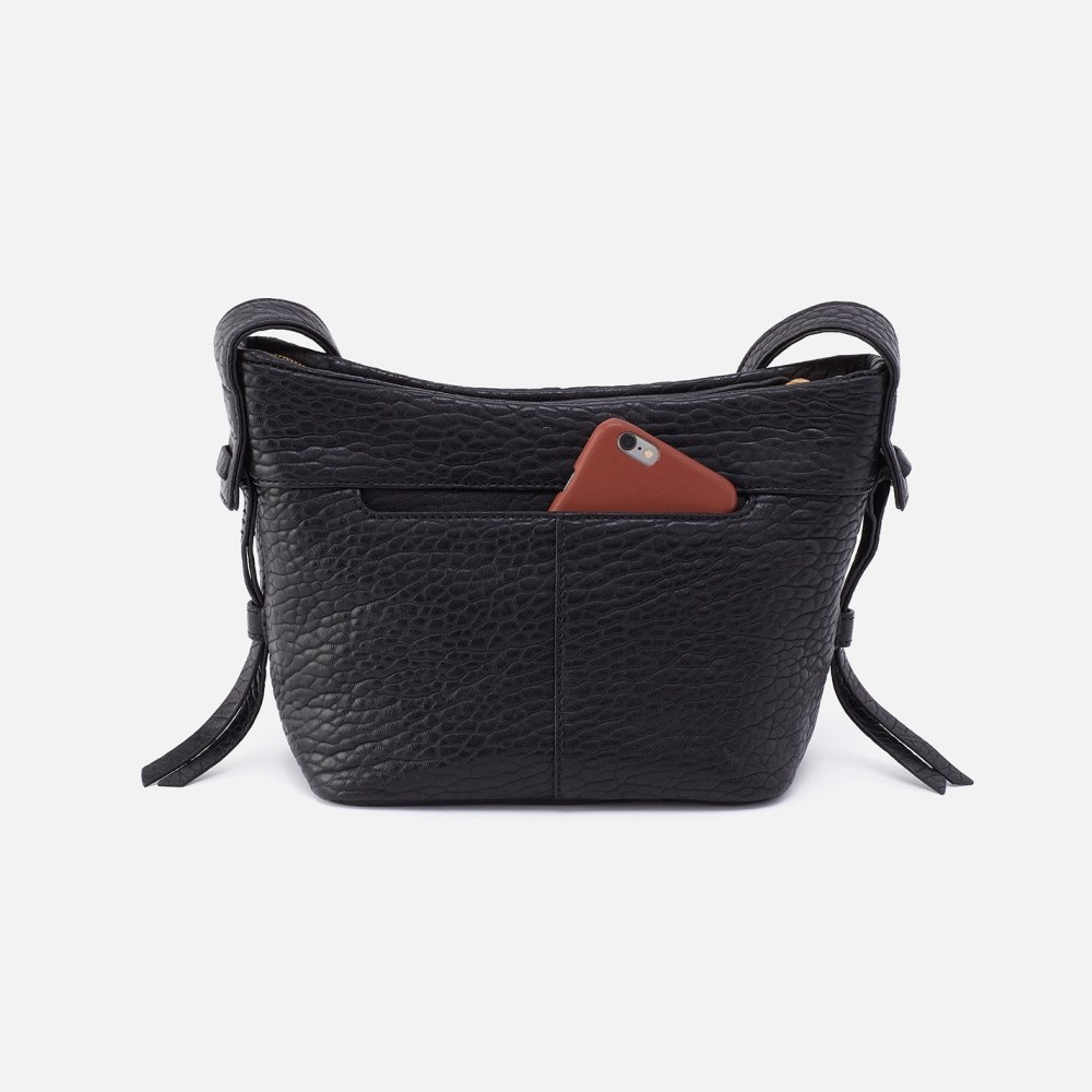 Hobo | Bonita Crossbody in Bubble Pebbled Leather - Black