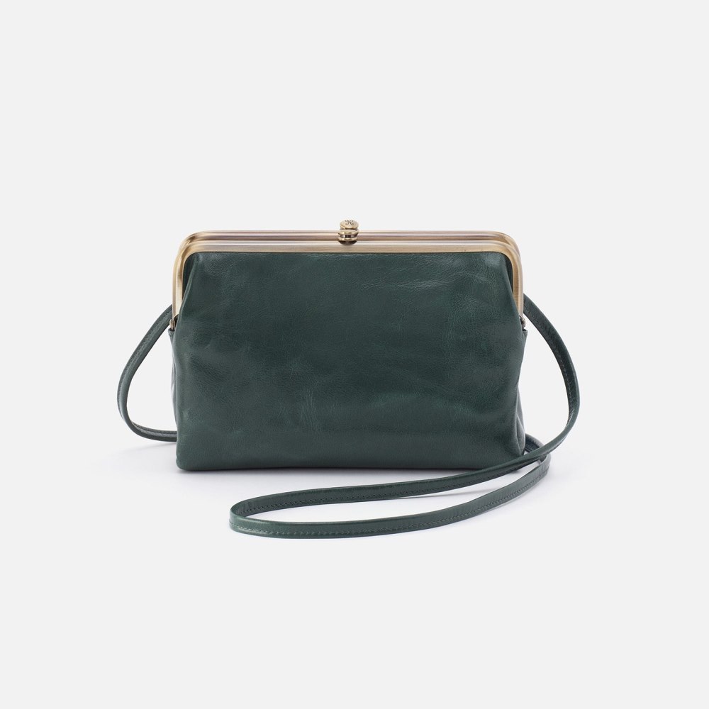 Hobo | Lauren Crossbody in Polished Leather - Sage Leaf - Click Image to Close