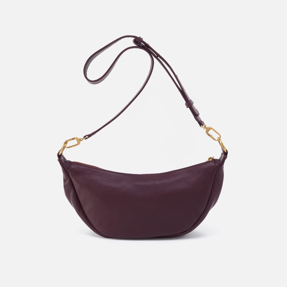 Hobo | Knox Sling in Pebbled Leather - Ruby Wine