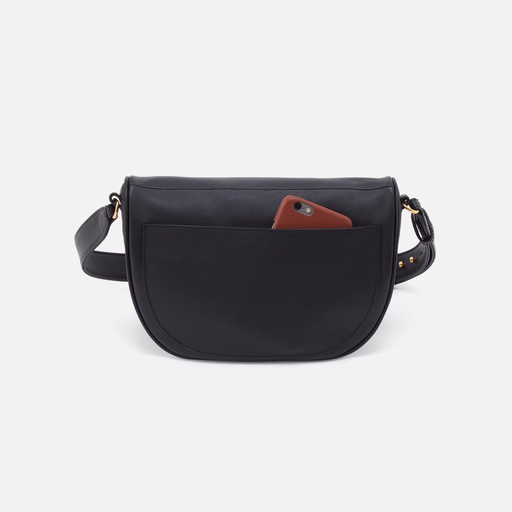 Hobo | Juno Belt Bag in Silk Napa Leather - Black