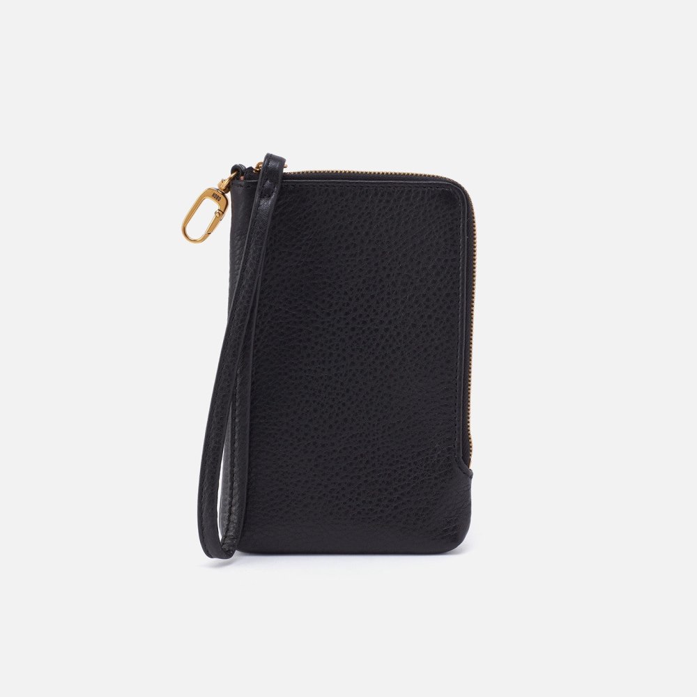 Hobo | Spark Wristlet in Pebbled Leather - Black