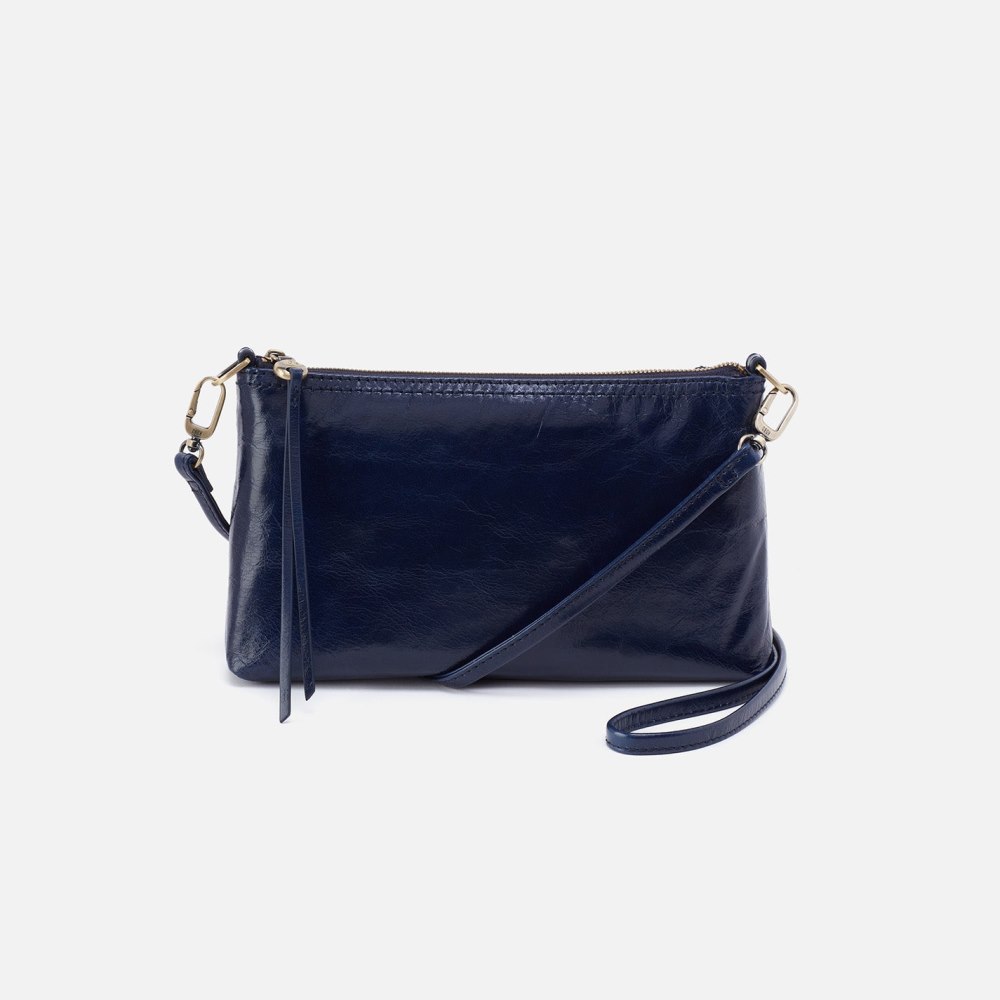 Hobo | Darcy Crossbody in Polished Leather - Nightshade - Click Image to Close