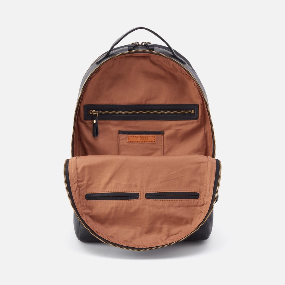 Hobo | Maddox Backpack in Silk Napa Leather - Black