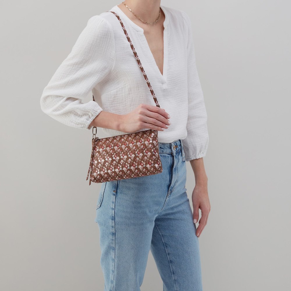 Hobo | Darcy Luxe Crossbody in Printed Leather - Ditzy Floral