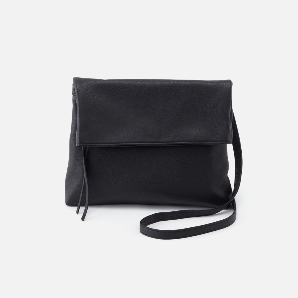 Hobo | Draft Crossbody in Pebbled Leather - Black