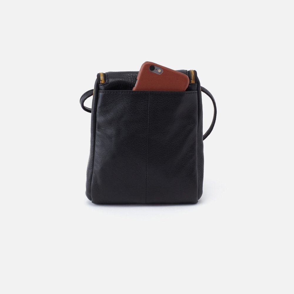 Hobo | Fern Crossbody in Pebbled Leather - Black