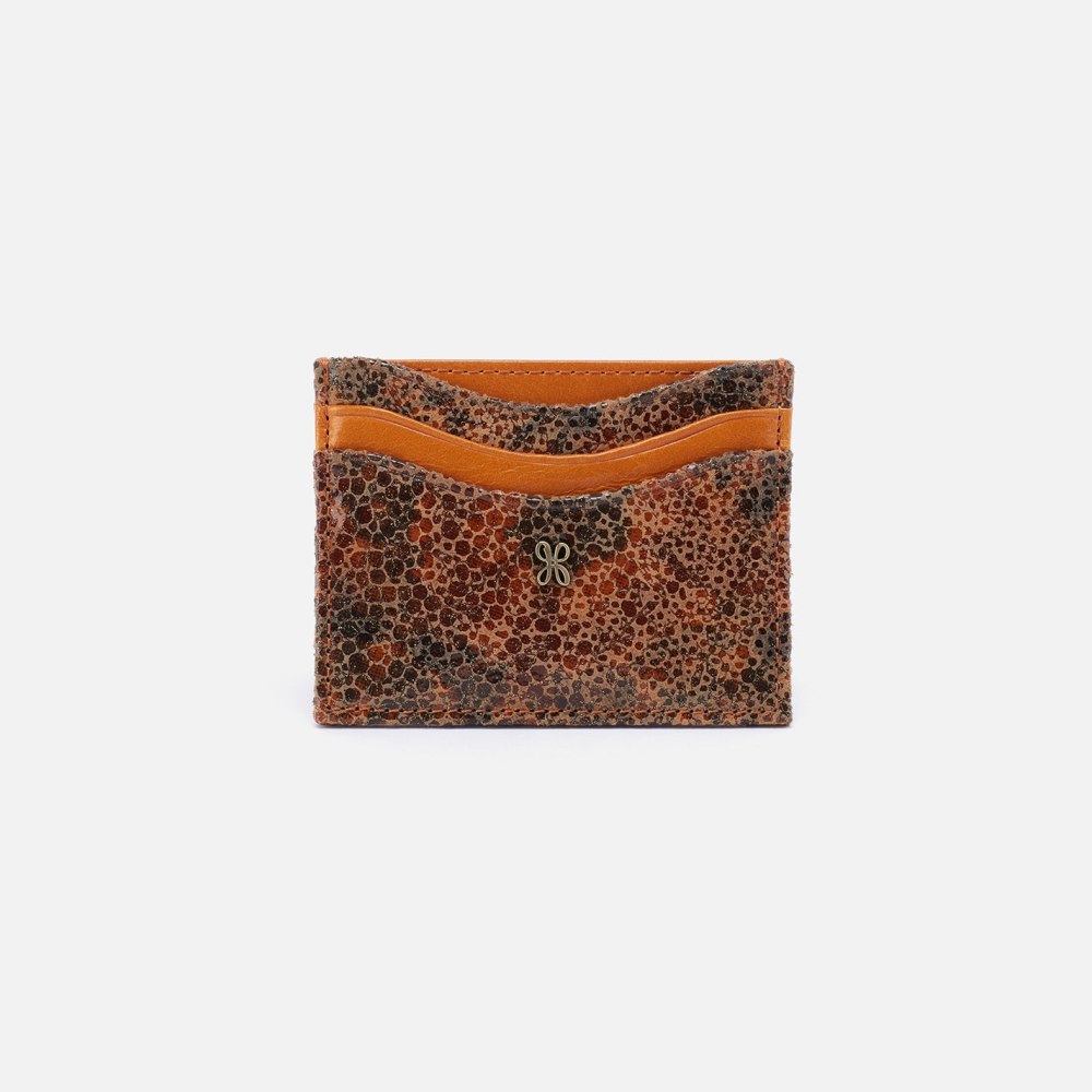 Hobo | Max Card Case in Mixed Leathers - Eternal Garden - Click Image to Close