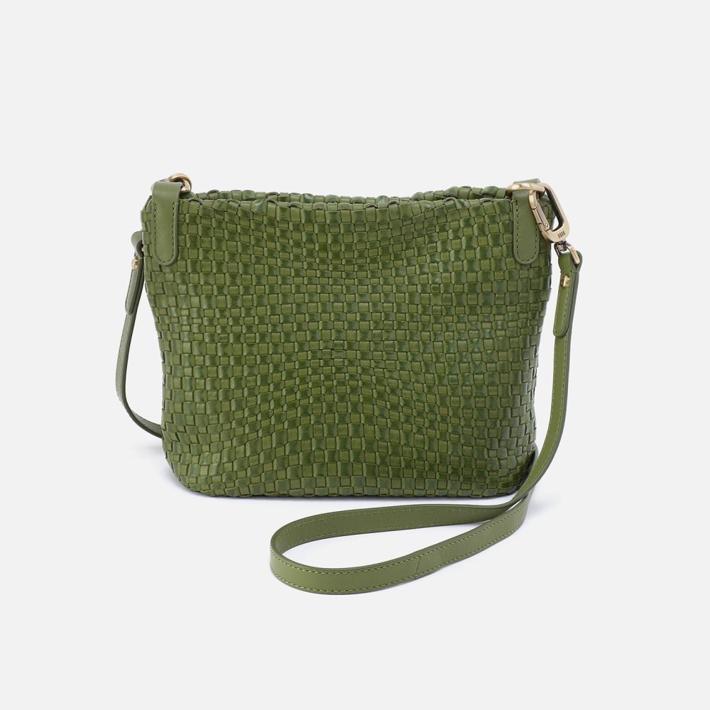 Hobo | Bolder Convertible Crossbody in Wave Weave Leather - Sweet Basil - Click Image to Close