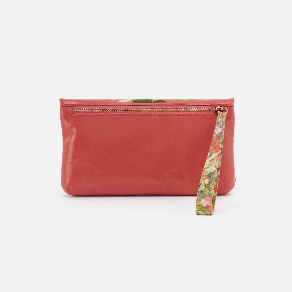 Hobo | Lauren Wristlet in Mixed Leathers - Cherry Blossom