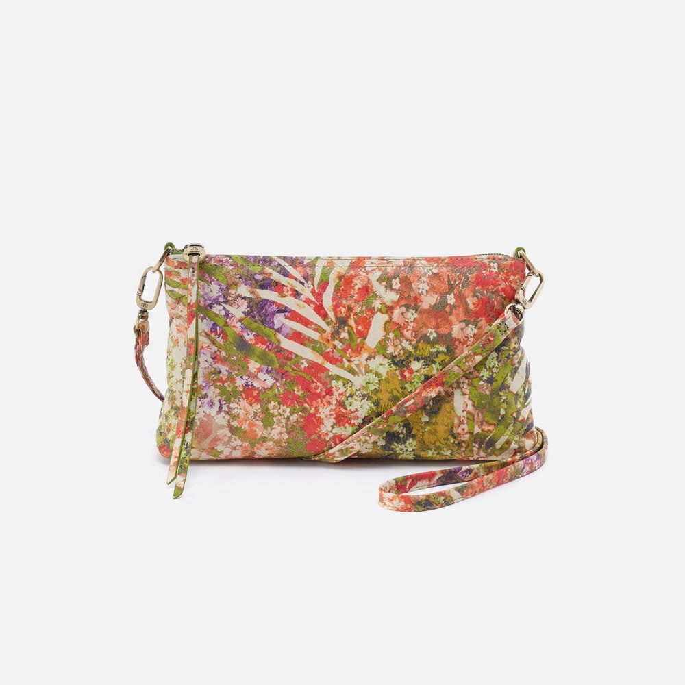 Hobo | Darcy Crossbody in Printed Leather - Tropic Print - Click Image to Close