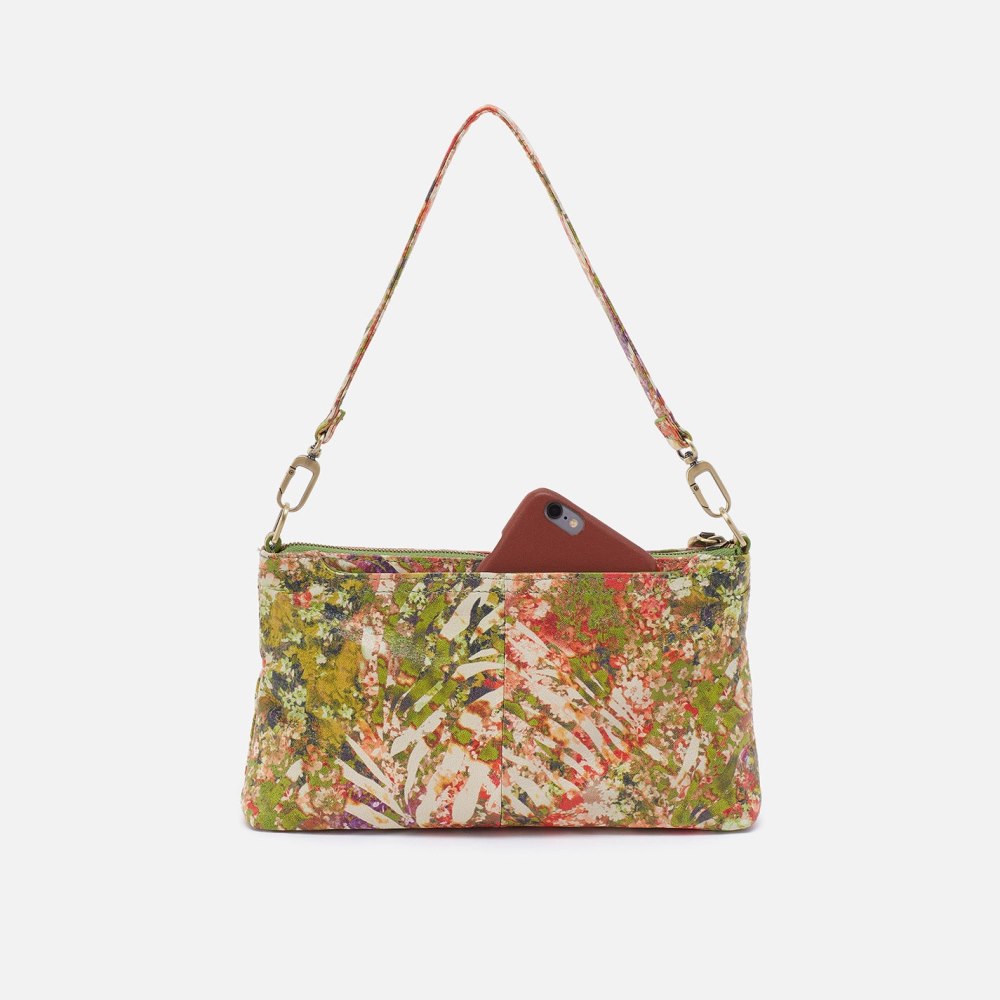 Hobo | Darcy Crossbody in Printed Leather - Tropic Print