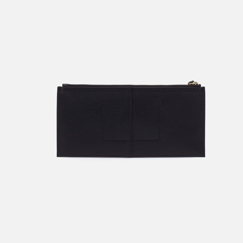 Hobo | Vida Large Pouch in Micro Pebbled Leather - Black