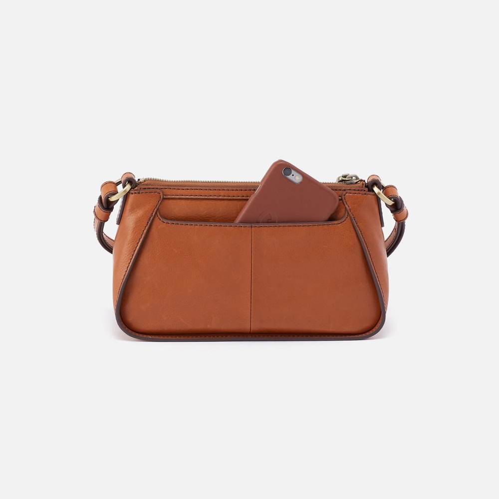 Hobo | Bellamy Small Crossbody in Artisan Leather - Honey Brown