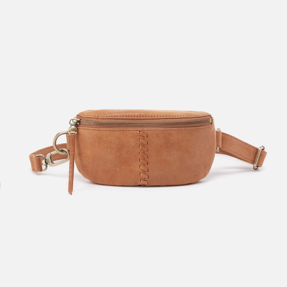 Hobo | Fern Belt Bag in Buffed Leather - Whiskey - Click Image to Close