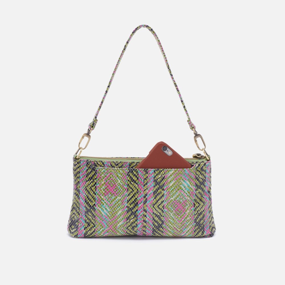 Hobo | Darcy Crossbody in Printed Leather - Geo Diamond Print