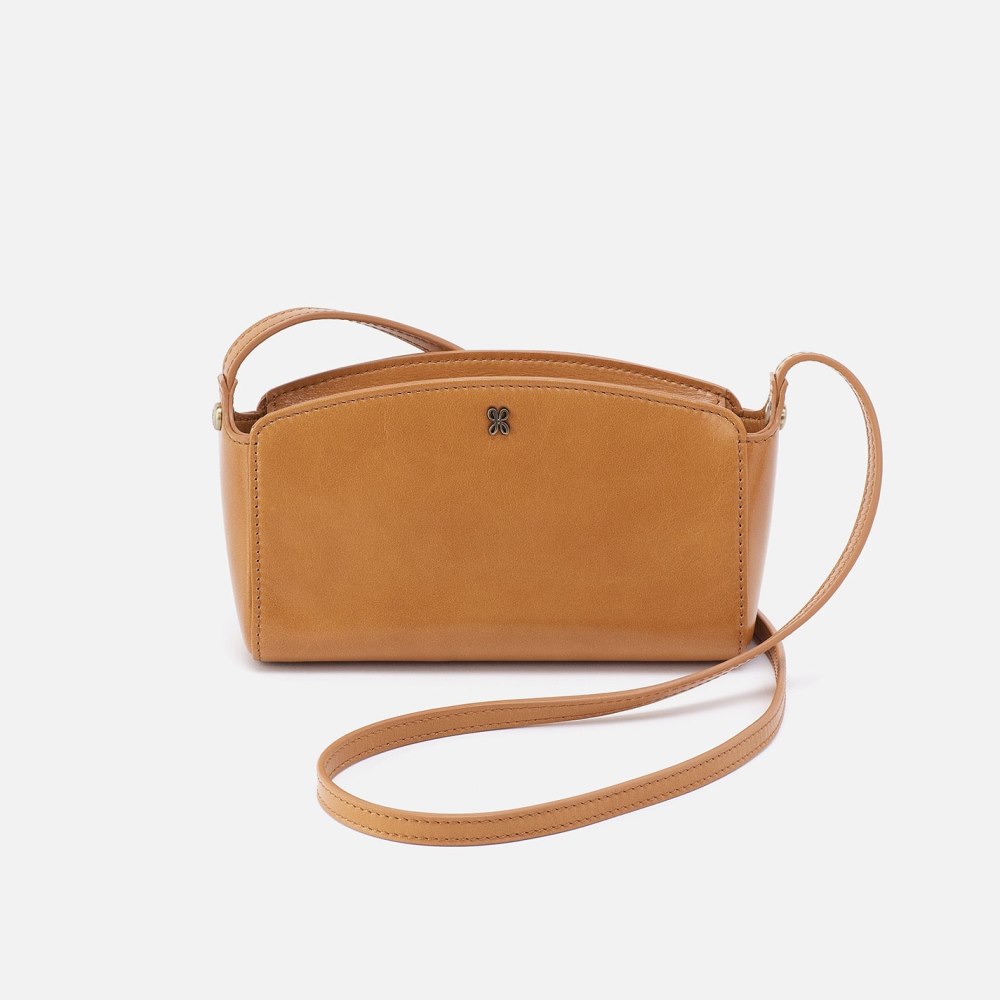Hobo | Jesse Crossbody in Polished Leather - Natural