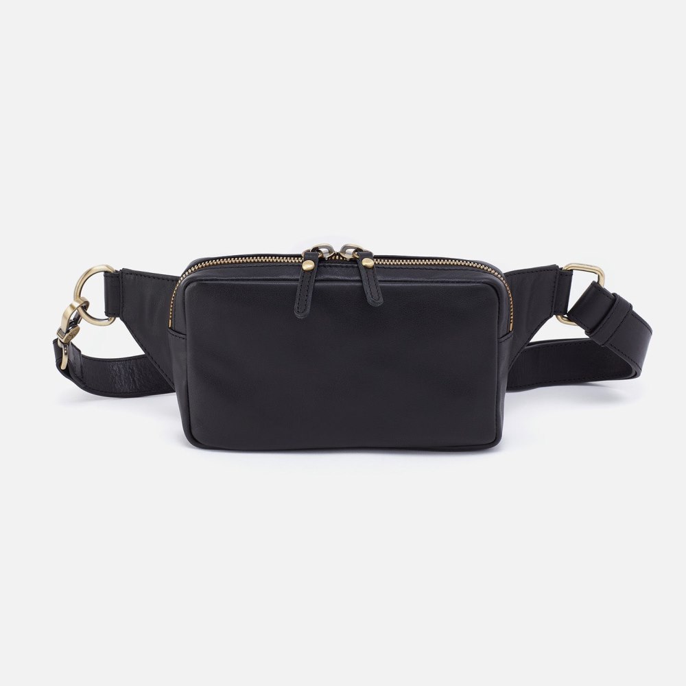 Hobo | Men's Sling in Silk Napa Leather - Black