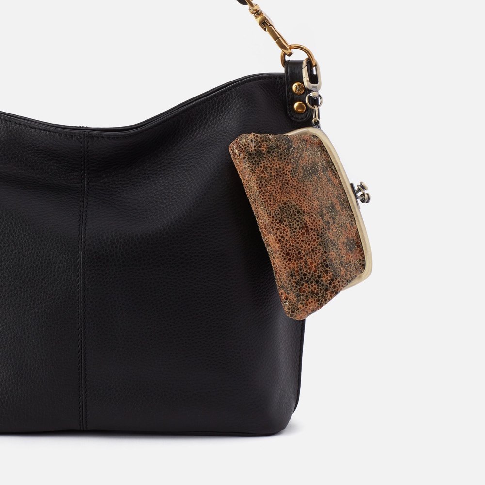 Hobo | Cheer Frame Pouch in Printed Leather - Eternal Garden