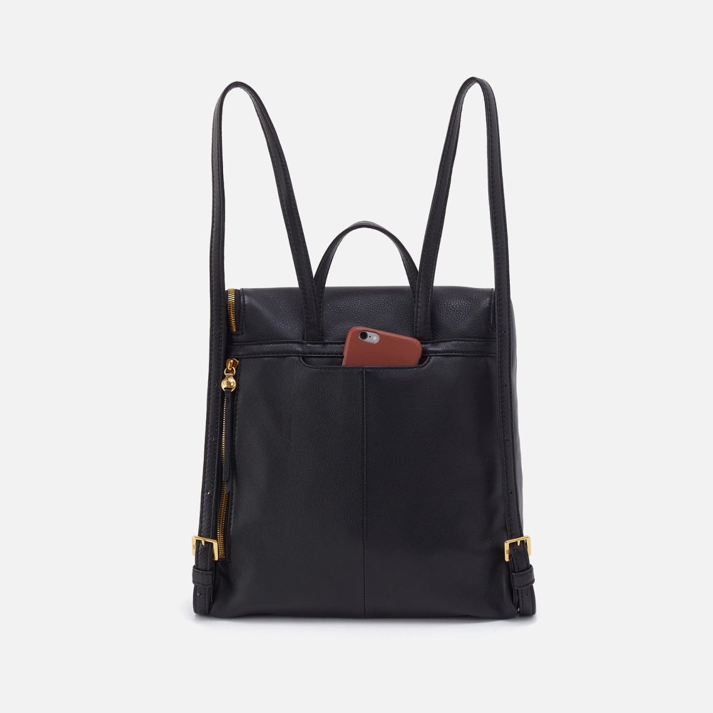 Hobo | Fern Backpack in Pebbled Leather - Black