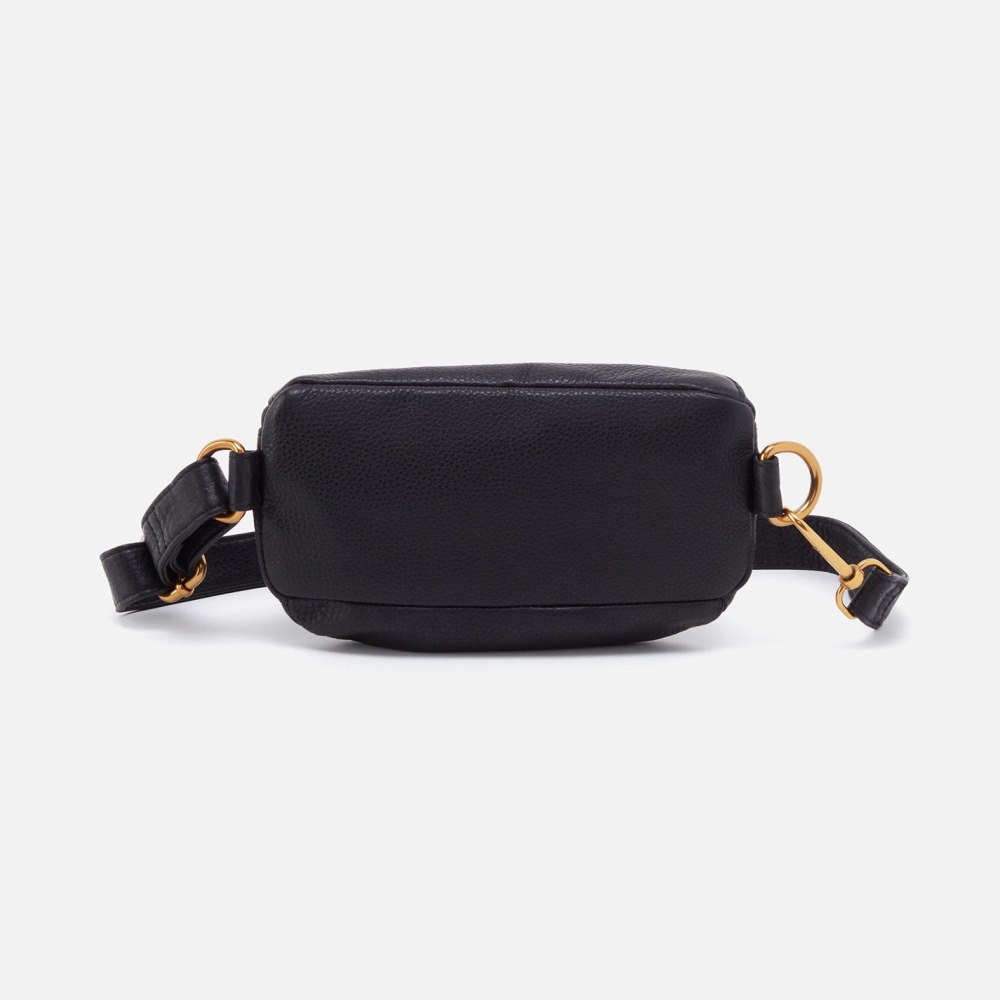 Hobo | Fern Belt Bag in Pebbled Leather - Black