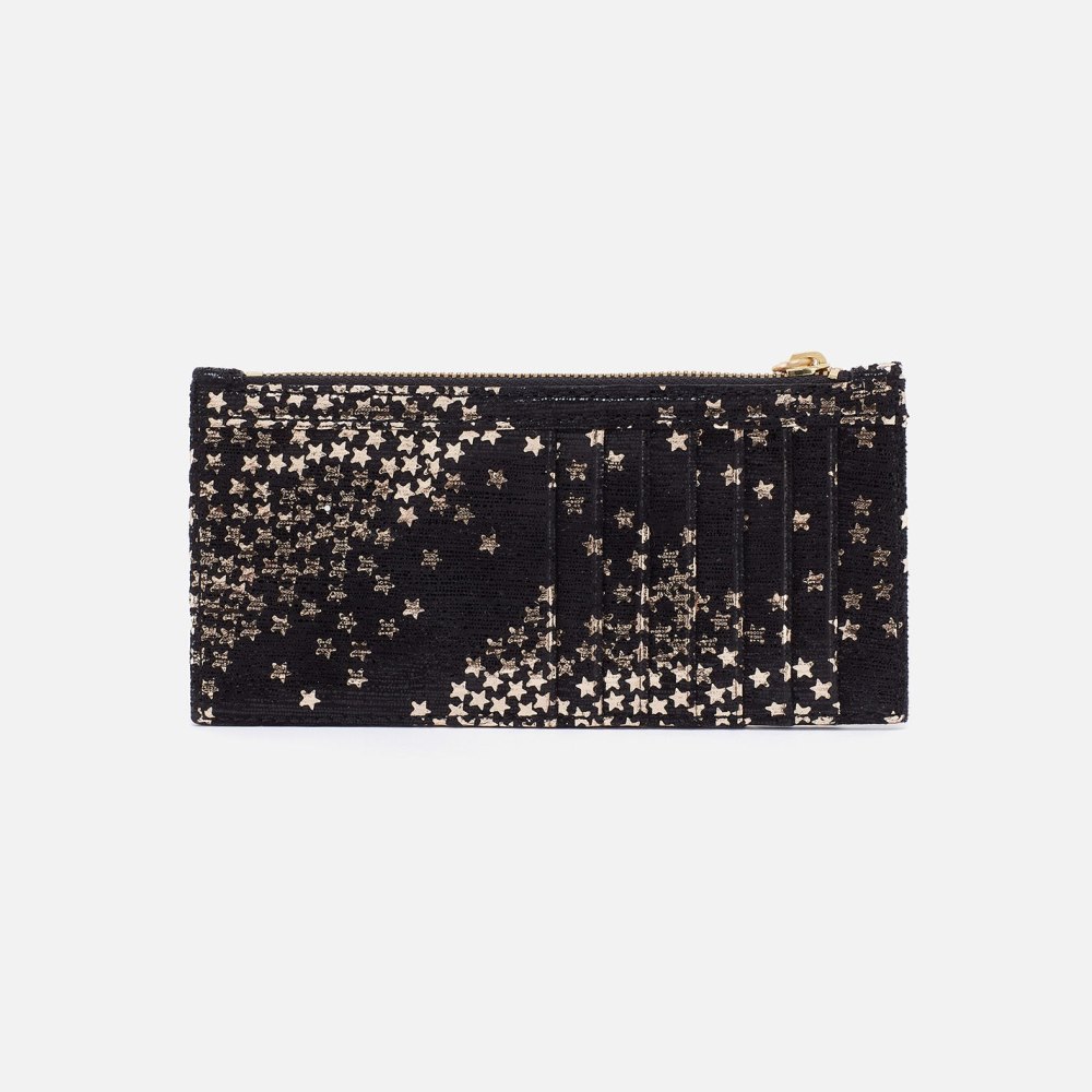 Hobo | Carte Card Case in Printed Leather - Shooting Stars