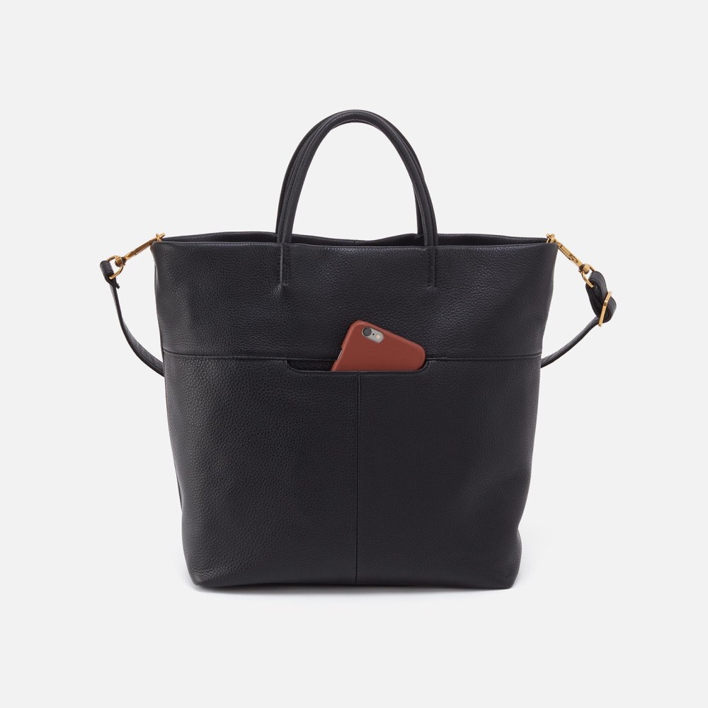 Hobo | Tripp Tote in Pebbled Leather - Black